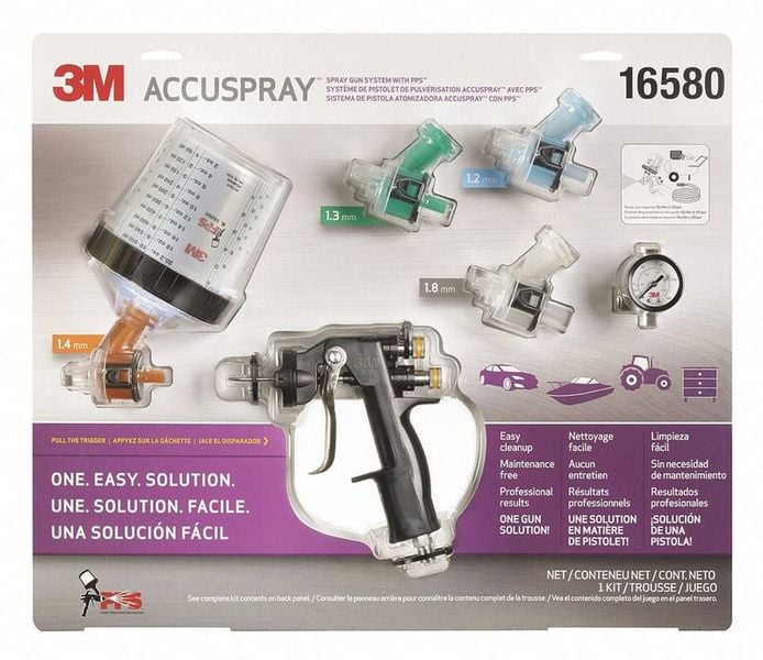 Spray Gun Kit Cup Capacity 20.3 oz. MPN:16580