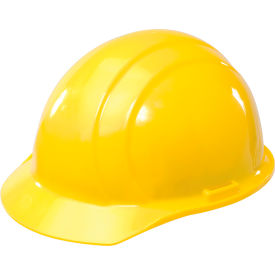ERB® Americana® Cap Safety Helmet 4-Point Slide-Lock Suspension Yellow WEL19762YE