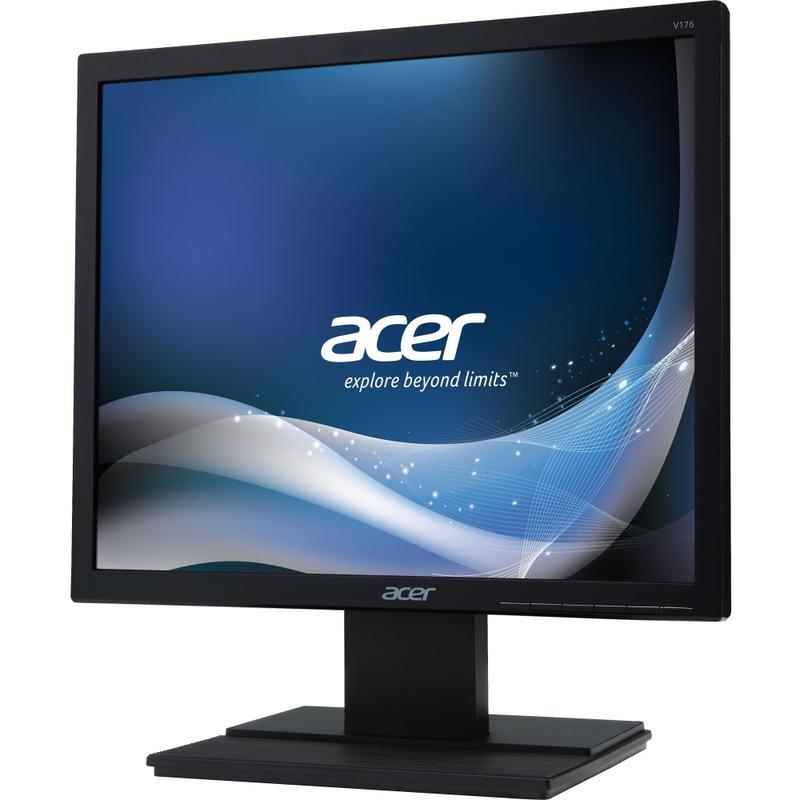 Acer V176L 17in LED LCD Monitor - 5:4 - 5ms - 17in Viewable - Twisted Nematic Film (TN Film) - LED Backlight - UMBV6AA002 MPN:UM.BV6AA.002