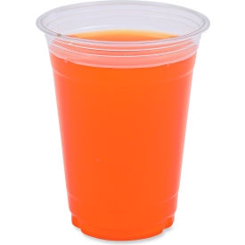 Boardwalk® Clear Plastic Cold Cups 16 oz PET 50 Cups/Sleeve 20 Sleeves/case BWKPET16