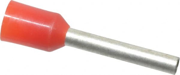 16 AWG, Partially Insulated, Crimp Electrical Wire Ferrule MPN:107663