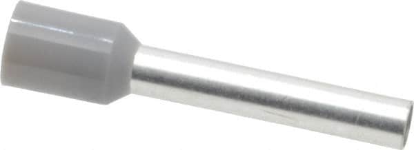 12 AWG, Partially Insulated, Crimp Electrical Wire Ferrule MPN:107667