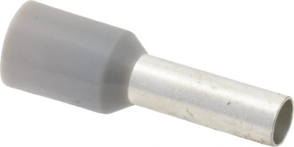 12 AWG, Partially Insulated, Crimp Electrical Wire Ferrule MPN:107668