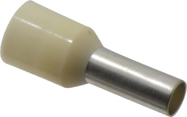 8 AWG, Partially Insulated, Crimp Electrical Wire Ferrule MPN:107673