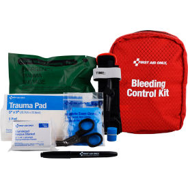 First Aid Only® Bleeding Control Kit For Limb Wounds 13 Pieces Fabric Case 91061-001