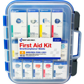 First Aid Only® Medium SmartCompliance First Aid Kit Without Meds 112 Pieces Plastic Case 91537