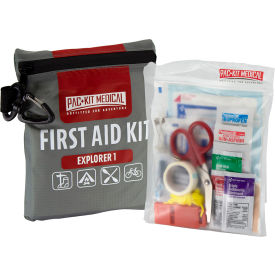 Pac-Kit® Small Explorer Watertight First Aid Kit 67 Pieces Fabric Case 96008