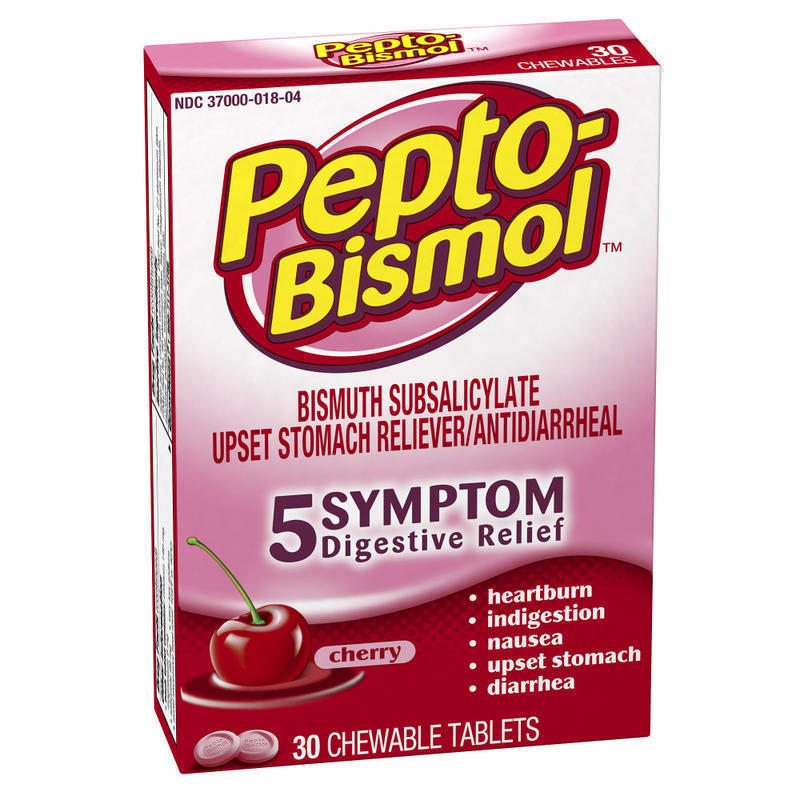 Pepto-Bismol Tablets, 1 Per Packet, Box Of 30 Packets (Min Order Qty 3) MPN:51025