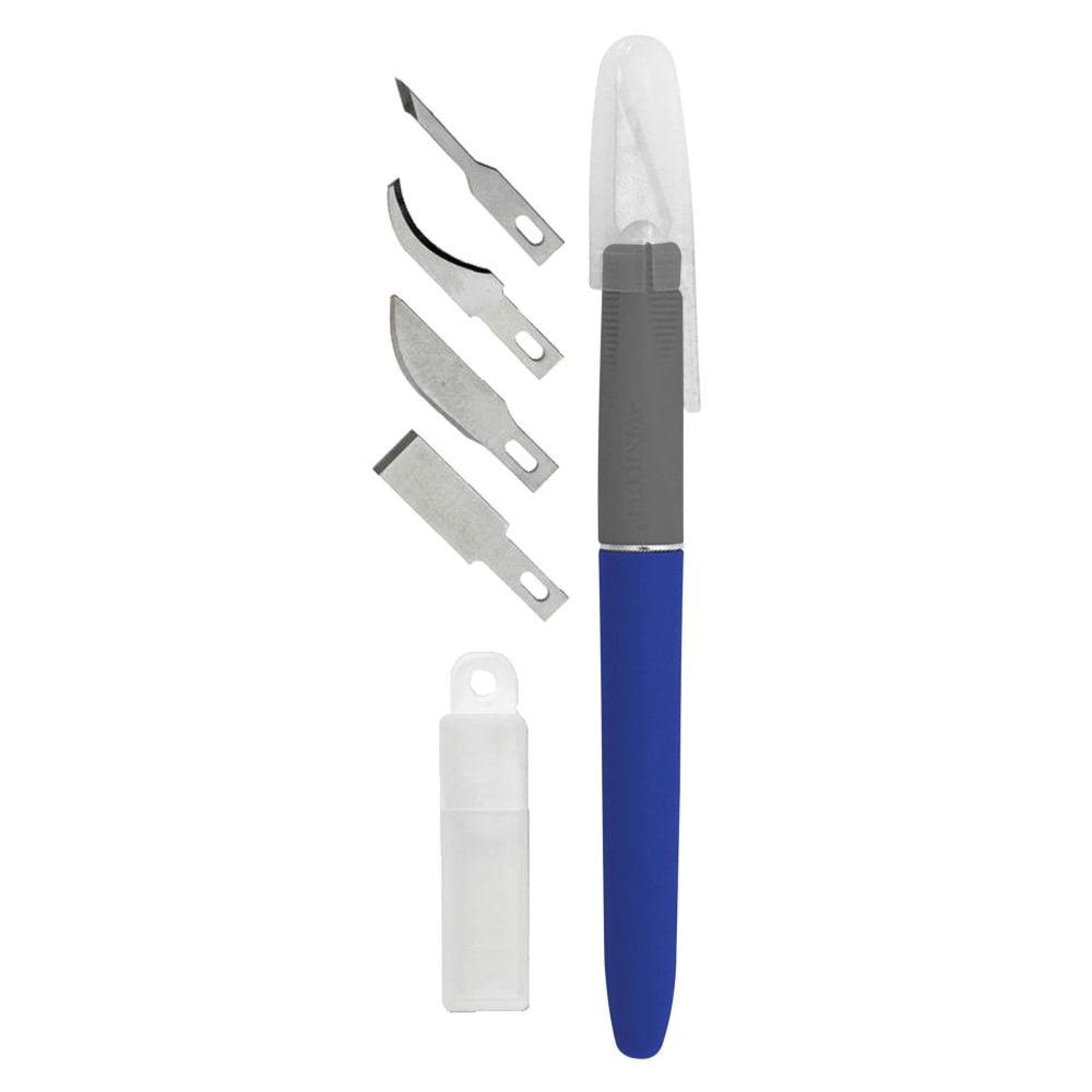 Westcott Hobby Knife Paper Trimmer, 8 1/2in, Black/Blue MPN:16910