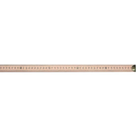 Meter Stick Ruler With Brass Ends Clear Lacquer Finish 10432 - Pkg Qty 24