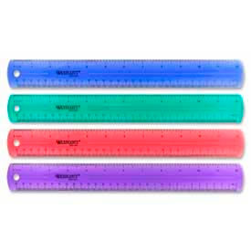 Westcott® Jewel Colored Ruler 12