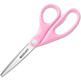 Westcott® Pink Ribbon Stainless Steel Scissors with BCA Pin 8