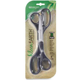 Westcott 15585 KleenEarth Basic Plastic Handle Scissors 8