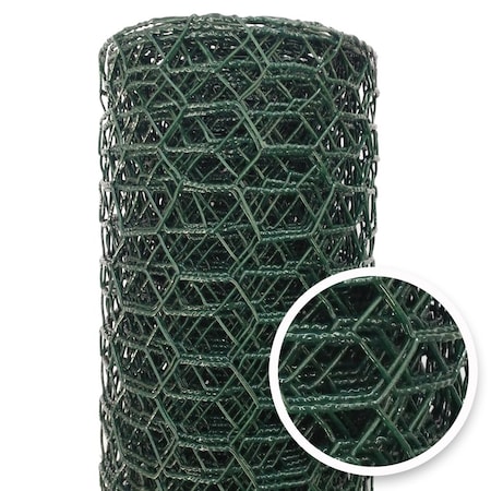 Vinyl Coated Poultry Netting Green 1