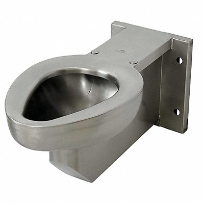 Prison Toilet SS Back Spud Wall Mount MPN:R2105-W-1