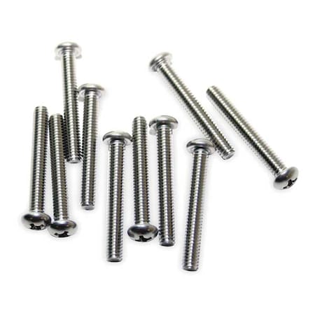 Phillips Round Head Screws, 8-32 x 1-1/4