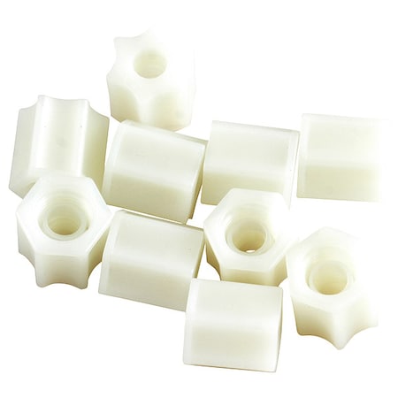 Nylon Compression Nuts, 1/4 In OD, PK10 MPN:1895-451-001