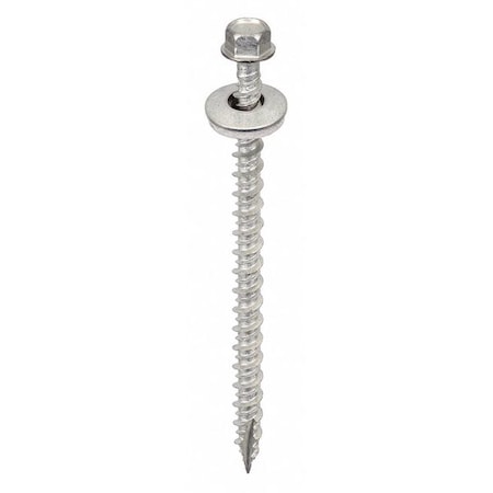 Wood Screw, #9, 3 in, Metal 250 PK MPN:SW-MW3G250