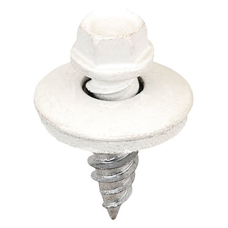 Sheet Metal Screw, #12 x 3/4 in, Painted Metal 250 PK MPN:SW-SS1234W250