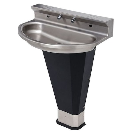 Black/Silver, Elliptical, Wash Fountain MPN:3402-2-SO-VPB-MXTP
