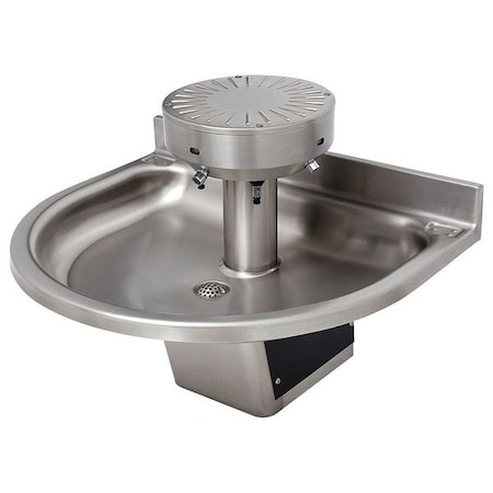 Black/Silver, Semi-Circular, Wash Fountain MPN:3423-ADA-1-SO-DV-VPB-MXTP