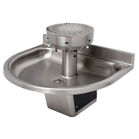 Black/Silver, Semicircular, Wash Fountain MPN:3424-ADA-1-SO-DV-VPB-MXTP