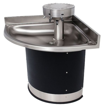 Black/Silver, Corner, Wash Fountain MPN:3563-2-SO-DV-VPB-MXTP