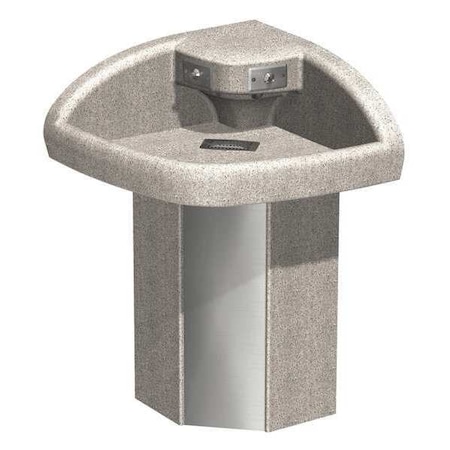 Smoky Granite, Two Station Sink, Wash Fountain MPN:3622-0001