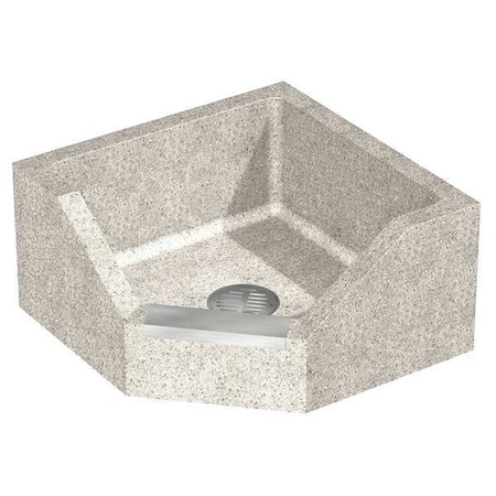 Corner Mop Sink 20 in x 20 in, 1, Terrazzo MPN:TNC-24