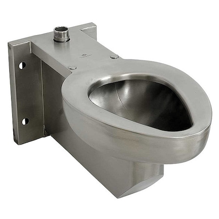 Prison Toilet, 1.28 gpf, 1.6 gpf, 3.5 gpf gpf, Not Applicable, Wall Mount, Stainless Steel MPN:R2105-T-1