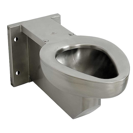 Prison Toilet, 1.28 gpf, 1.6 gpf, 3.5 gpf gpf, Not Applicable, Wall Mount, Stainless Steel MPN:R2105-W-1