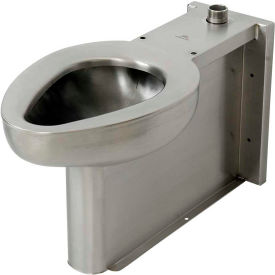 Acorn R2115-T-2 Siphon Jet Floor Mounted Toilet W/Top Spud Stainless Steel Finish R2115-T-2