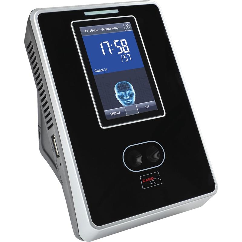 Acroprint timeQplus FaceVerify Ethernet Time Clock, 250 Employees, 10.25in x 9.25in x 3.75in, Black/Silver MPN:ACP010272000