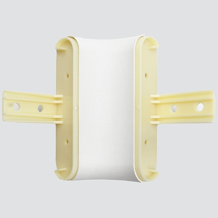 Handrail Corner, White, PETG, 5 1/2 in H MPN:4CIS949N