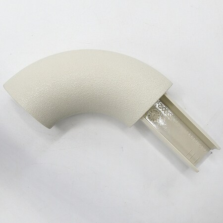 Handrail Return, Left, Eggshell, PETG MPN:6CCAPL100N