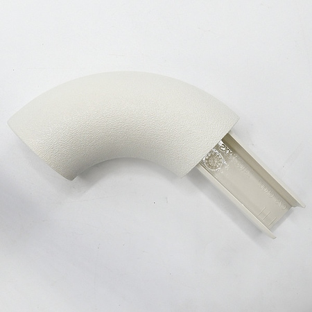Handrail Return, Left, Mission White, PETG MPN:6CCAPL933N