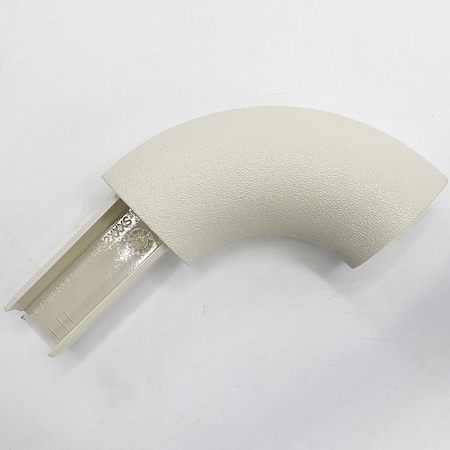 Handrail Return, Right, Eggshell, PETG MPN:6CCAPR100N