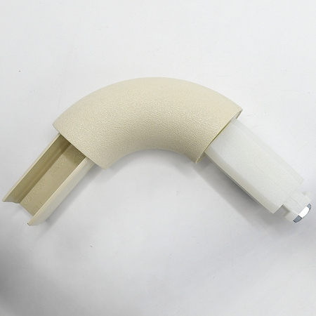 Handrail Corner, Almond, PETG, 1 1/2 in H MPN:6CIS920N