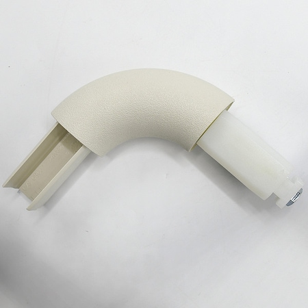 Handrail Corner, Eggshell, PETG, 1 1/2 in H MPN:6COS100N