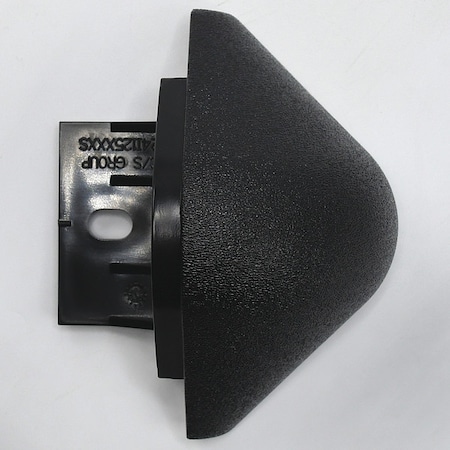 End Cap, PETG, Black, 2 in L, 4 in H MPN:BG10CAP108N