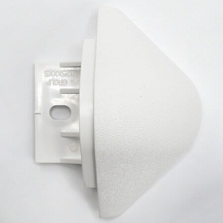 End Cap, PETG, White, 2 in L, 4 in H MPN:BG10CAP949N