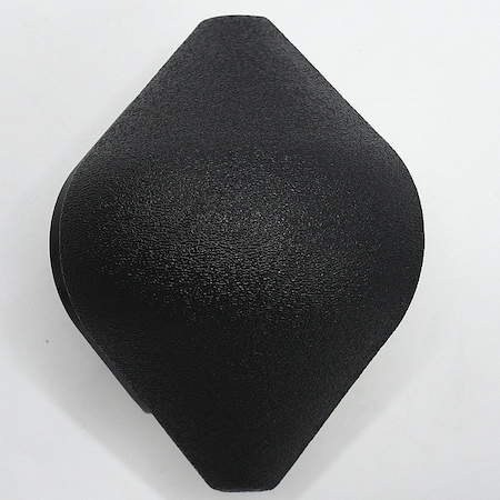 Corner, PETG, Black, 2 in L, 4 in H MPN:BG10OS108N