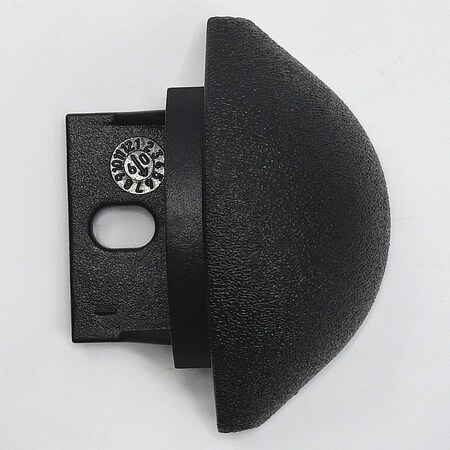 End Cap, PETG, Black, 2 in L, 2 3/4 in H MPN:BG30CAP108N