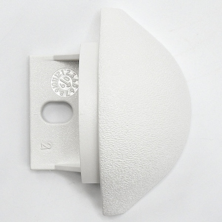 End Cap, PETG, White, 2 in L, 2 3/4 in H MPN:BG30CAP949N