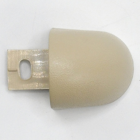 End Cap, PETG, Beige, 1 1/8 in L, 1 1/8 in H MPN:FR125CAP103N