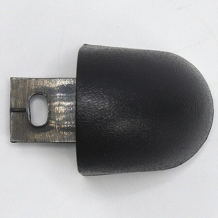 End Cap, PETG, Black, 1 1/8 in L, 1 1/8 in H MPN:FR125CAP108N