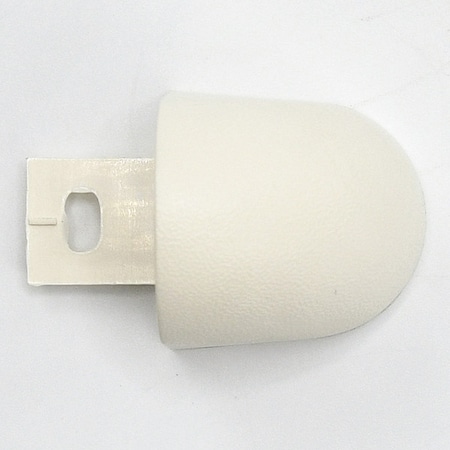 End Cap, PETG, Parchment, 1 1/8 in L MPN:FR125CAP253N