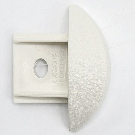End Cap, PETG, Mission White, 2 1/4 in H MPN:FR225CAP933N