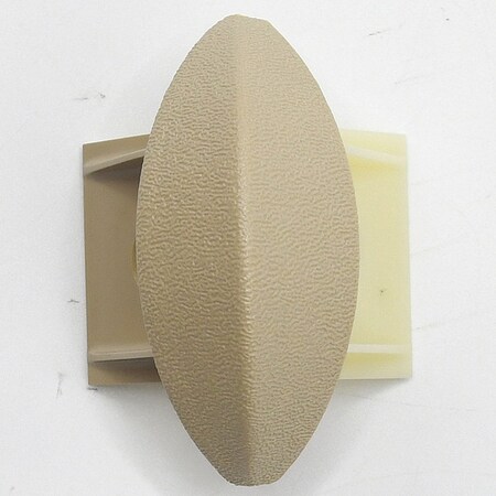 Corner, PETG, Beige, 3/4 in L, 2 1/4 in H MPN:FR225OS103N