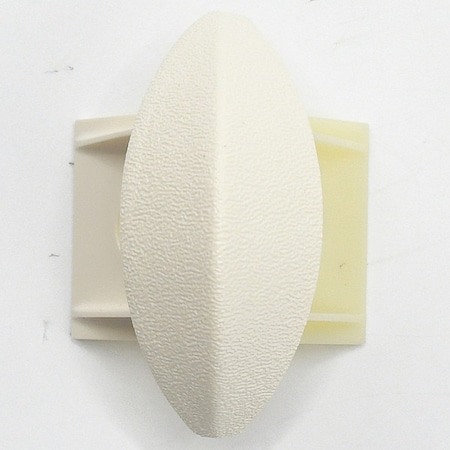 Corner, PETG, Parchment, 3/4 in L MPN:FR225OS253N